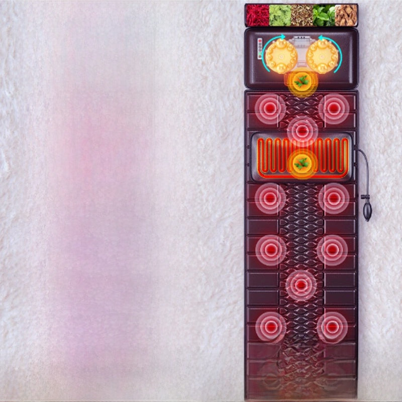 Back and waist massage mattress